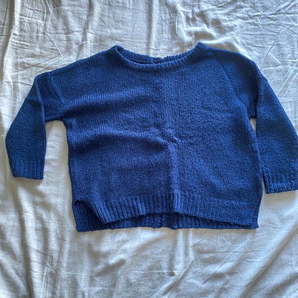 Razzle Dazzle Blue Knit Sweater - Picture 1 of 3